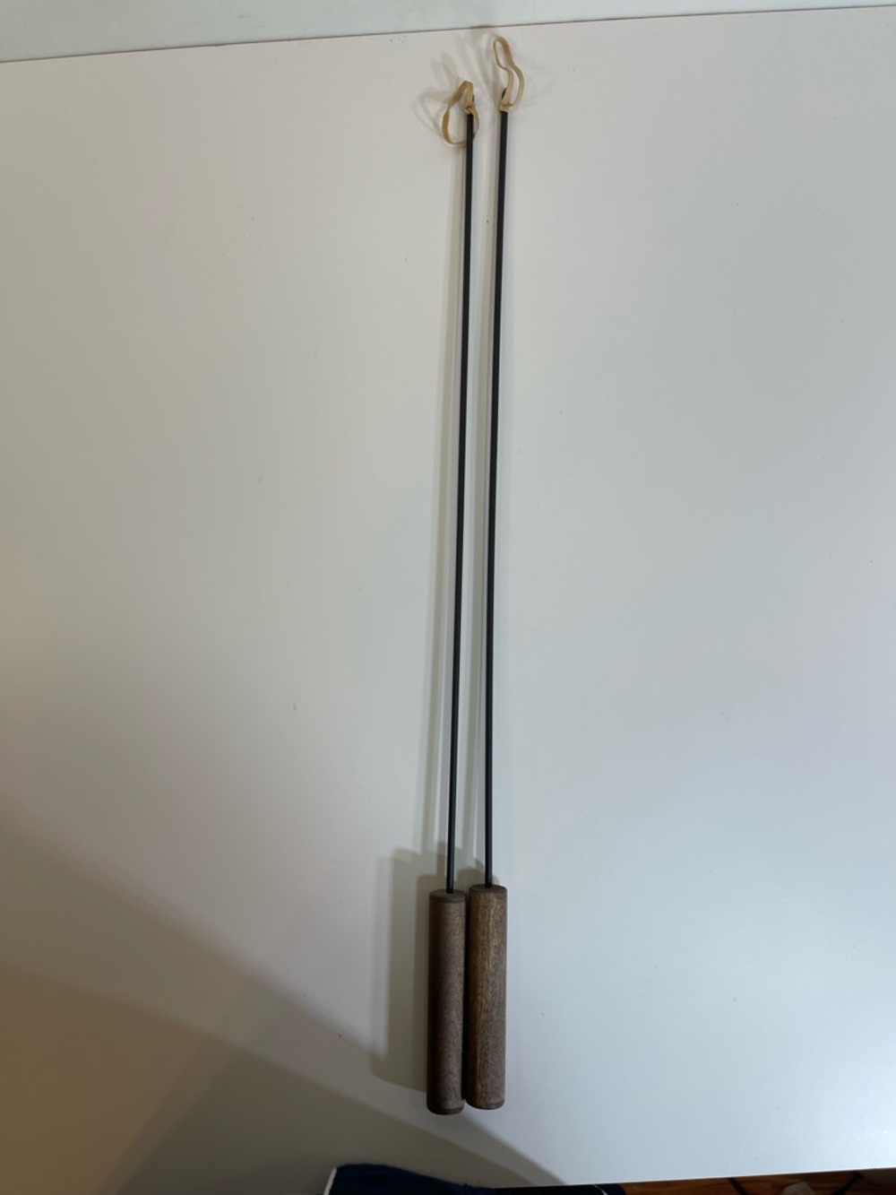 Professional Puppet Arm Control Rods 2 Pieces With Wood Handles - Picture 2 of 3
